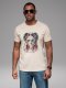 Bawełniany t-shirt męski z nadrukiem w stylu rockowym  kremowy V1 OM-TSPT-0199 XL 3