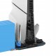 YAXO Podstawka chłodząca i ładująca ICE STORM do PS5 Slim Techno Black 7