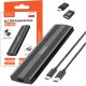 Obudowa SSD Adapter m.2 SATA NGFF USB-C Kieszeń dysk m2 2230 2242 2260 2280 1