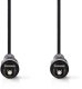 Nedis Toslink CAGP25000BK20 Digital optical audio cable 2m 1