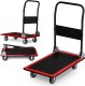 Wózek transportowy platformowy HM-505 czarno-czerwony 1
