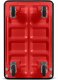 Humberg Wózek transportowy platformowy HM-506 czarno-czerwony 6