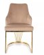 Krzesło tapicerowane ALURE VELVET beżowe SIGNAL 3