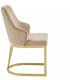 Krzesło tapicerowane ALURE VELVET beżowe SIGNAL 5