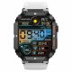 Zegarek chłopięcy KOMUNIA SMARTWATCH GRAVITY LUTON GT6-8 czarny/ biały gumowy 2