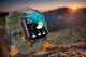 Zegarek chłopięcy KOMUNIA SMARTWATCH GRAVITY LUTON GT6-6 czarny/ khaki gumowy 13