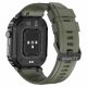 Zegarek chłopięcy KOMUNIA SMARTWATCH GRAVITY LUTON GT6-6 czarny/ khaki gumowy 6