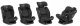 FOTELIK SAMOCHODOWY SESTTINO SECURE PRO BLACK 0-36KG 40-150cm 12