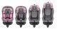 FOTELIK SAMOCHODOWY SESTTINO HEXAGON PINK PRO I-SIZE 0-36 KG 40-150 8