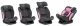 FOTELIK SAMOCHODOWY SESTTINO SECURE PRO PINK 0-36 KG 40-150cm 12