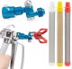 Techrebal Agregat Malarski Natryskowy 1800W 2,5L/min 4x Dysza 4x Filtr 2x Lanca Metalowe Sitko 15