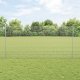 vidaXL Ogrodzenie z siatki spawanej  z 22 słupkami szarymi 1,2x25 m stal 1