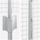 vidaXL Ogrodzenie z siatki spawanej  z 22 słupkami szarymi 1,2x25 m stal 6