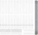vidaXL Ogrodzenie z siatki spawanej z 44 słupkami srebrnymi 1.5x50 m stal 4