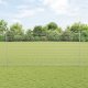 vidaXL Ogrodzenie ze spawanej siatki  z 44 słupkami U Srebrne 1,5x50 m Stal 1