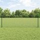 vidaXL Zielone ogrodzenie z drutu spawanego z 5 słupkami U 0.6x10 m Stal 1