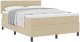 vidaXL łóżko boxspring  z materacem jasnozielonym szarym 140x200 cm tkanina kordurowa 1