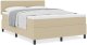 vidaXL łóżko boxspring  z materacem jasnozielonym szarym 140x200 cm tkanina kordurowa 3