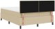 vidaXL łóżko boxspring  z materacem jasnozielonym szarym 140x200 cm tkanina kordurowa 9
