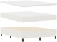 vidaXL Łóżko sprężynowe  z materacem i LED kremowe 160x200 cm Tkanina corduroy 5