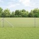 vidaXL Ogrodzenie ze spawanej siatki z 7 słupkami 0,6x10 m Stal ocynkowana 1
