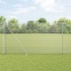 vidaXL Ogrodzenie z drutu spawanego  z 7 słupkami 1.5x10 m Stal ocynkowana 1
