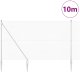 vidaXL Ogrodzenie z drutu spawanego  z 7 słupkami 1.5x10 m Stal ocynkowana 2