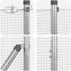 vidaXL Ogrodzenie z drutu spawanego z 13 przyporami 1.6x25 m ocynkowana stal 7