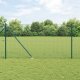 vidaXL Ogrodzenie z drutu spawanego  z gwoździami zielone 1x50 m stal 1