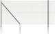 vidaXL Ogrodzenie spawane z 7 kotwami Szare 1,2x10 m Stal 6