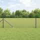 vidaXL Ogrodzenie z drutu spawanego z 13 słupkami Łopaty Szary 0.6x25 m Stal 1