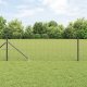 vidaXL Ogrodzenie spawane z 13 kotwami szary 0.4x25 m stal 1