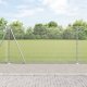 vidaXL Ogrodzenie z siatki spawanej z 7 flanszowymi słupkami 1,2 x 10 m Stal ocynkowana 1