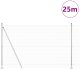 vidaXL Ogrodzenie Spawane z 13 Słupami Flangowanymi 1,6x25 m Stal Ocynkowana 3