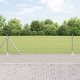 vidaXL Ogrodzenie z drutu spawanego z 13 słupkami flanszowymi 0.6x100 m ze stali ocynkowanej 1