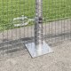 vidaXL Ogrodzenie ze spawanych drutów z 13 prętami 0.6x100 m stal ocynkowana 4