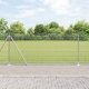 vidaXL Ogrodzenie spawane z 13 flangowanymi słupami 0.8x100 m stal ocynkowana 1
