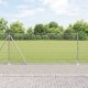 vidaXL Ogrodzenie z drutu spawanego z 13 słupkami z flanszą 0.8x100 m stal ocynkowana 1
