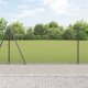 vidaXL Ogrodzenie z drutu spawanego  z 7 flażami Szary 1,2x10 m Stal 1