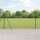 vidaXL Ogrodzenie z siatki spawanej  z 13 słupkami z brzegiem Szary 1.2x25 m Stal 1