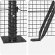 vidaXL Ogrodzenie z drutu spawanego  z 13 słupkami z fartuchem Szary 1.4x25 m Stal 8