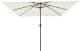 vidaxl Kwadratowy Parasol Ogrodowy 295x245 cm Piasek Biały 1