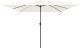 vidaxl Kwadratowy Parasol Ogrodowy 295x245 cm Piasek Biały 1