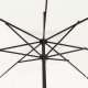 vidaxl Kwadratowy Parasol Ogrodowy 295x245 cm Piasek Biały 3