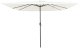 vidaXL Kwadratowy Parasol Ogrodowy z Oświetleniem LED 295x245 cm Beżowy 1