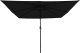 vidaXL Kwadratowy parasol ogrodowy z Lampkami LED 295x245 cm czarny (42003666) 4