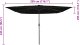 vidaXL Kwadratowy parasol ogrodowy z Lampkami LED 295x245 cm czarny (42003666) 8