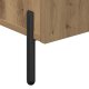 Szafka Artisan w kolorze dębowym 90x34x80 cm z drewna inżynieryjnego od vidaXL 8
