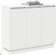 vidaXL Białe sideboard z LED, 90x32x75 cm, z drewna inżynieryjnego 3