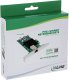 Karta sieciowa InLine ® Gigabit karta sieciowa, 1x RJ45 1 Gb/s, PCIe x1, PoE+ 1